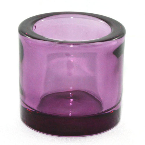 Heavy Glass Votive Holder Heather