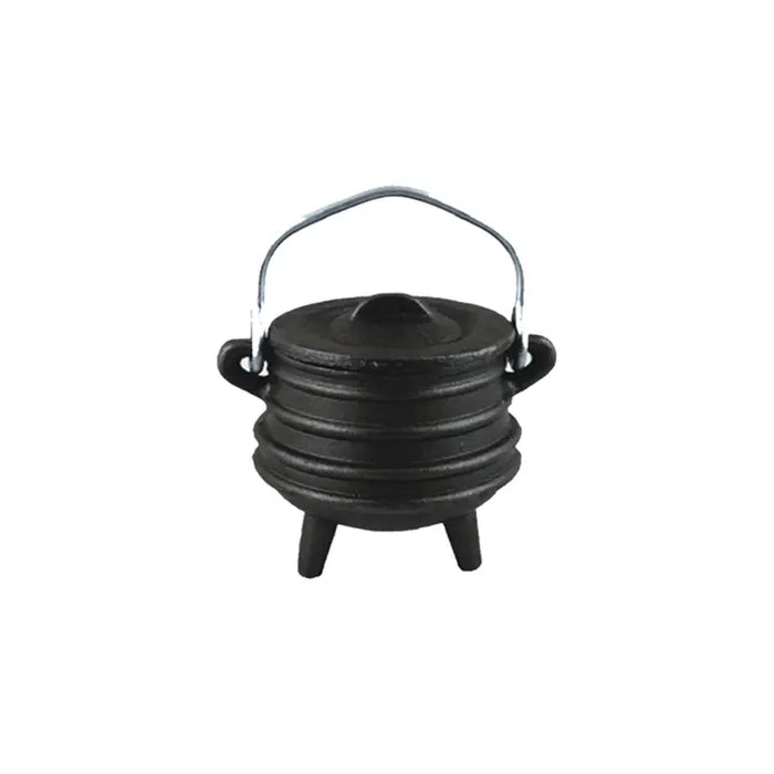 Cast Iron Cauldron w/ Hanger - Ridged (4.5 in.)