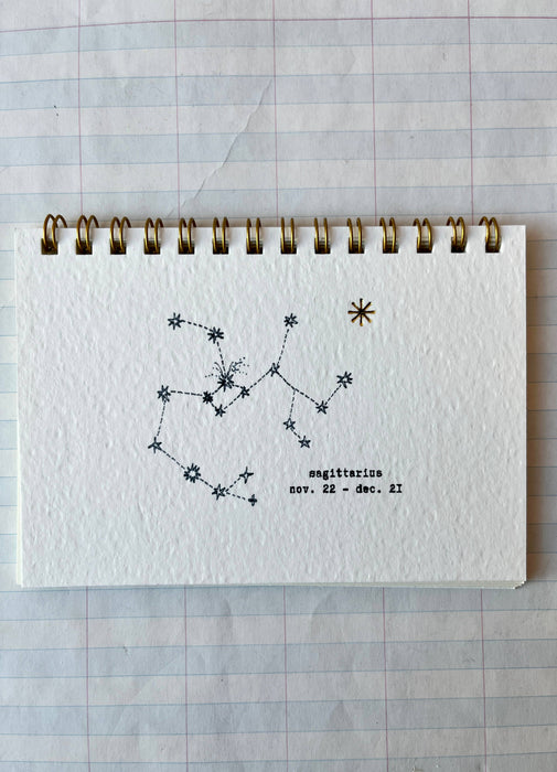 Zodiac Constellations Notebook