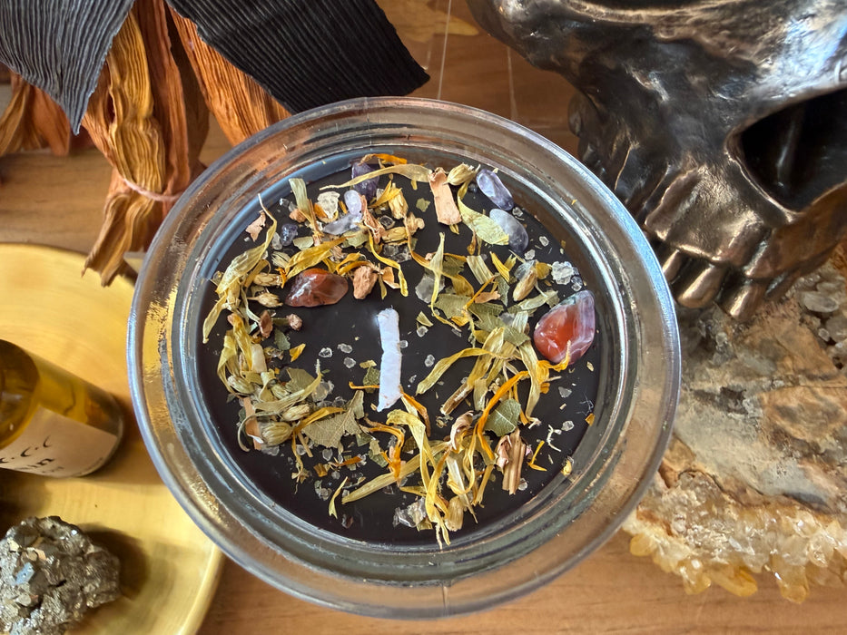Samhain Ritual Beeswax/Soy blend Candle