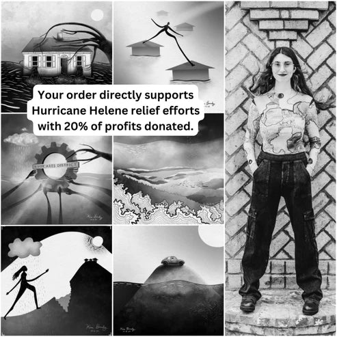 Hurricane Helene Art Collection Book by Kira Bursky