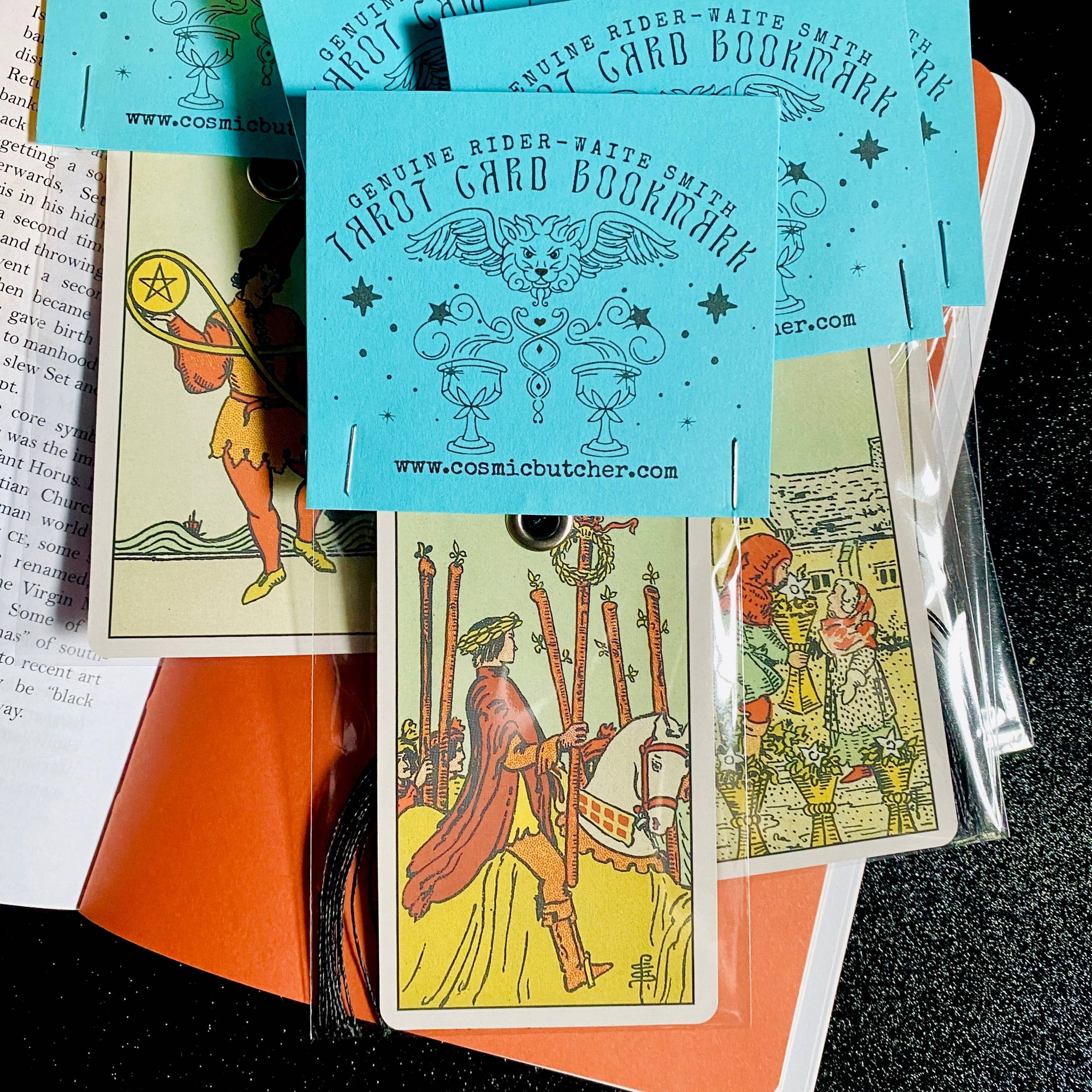 Real Tarot Card Bookmarks Rider Waite 1909