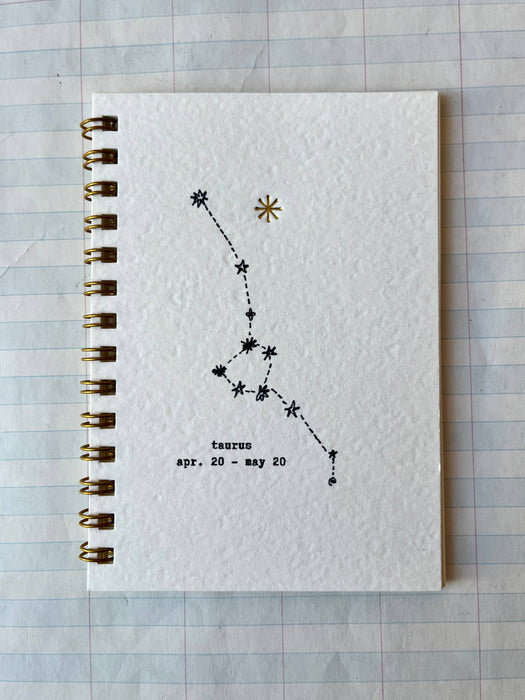 Zodiac Constellations Notebook