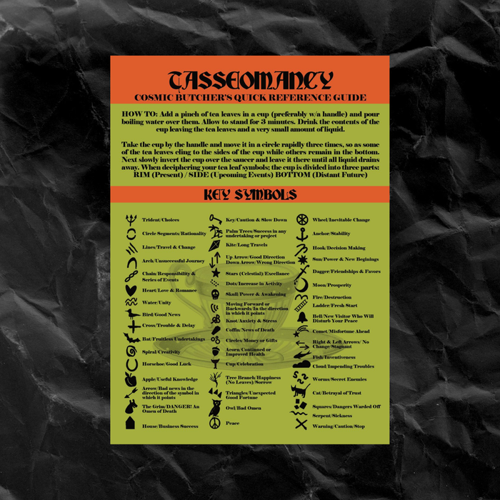 Tea Leaf Reading Reference Guide