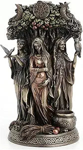 Celtic Triple Goddess Maiden Mother And The Crone Statue
