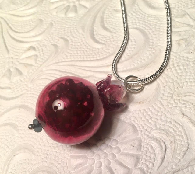 Pomegranate Necklaces by Kate Stockman Designs