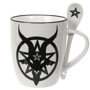 Mug & Spoon Set Baphomet