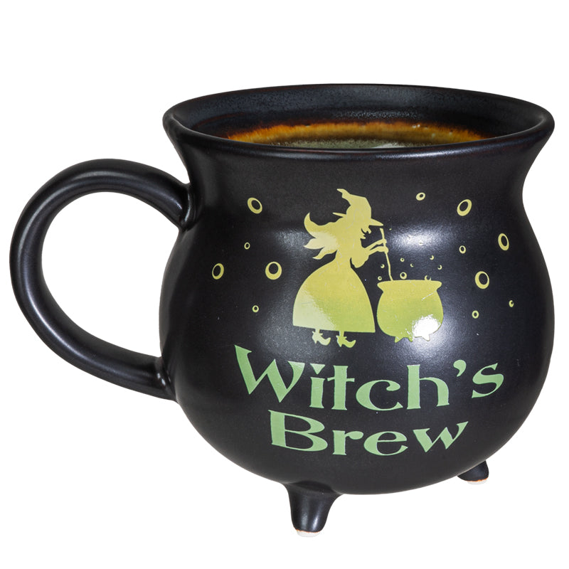WITCH'S BREW CAULDRON MUG
