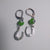 JA Evil Eye Lucky Horseshoe Earrings