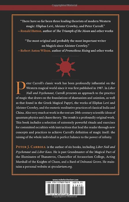 Liber Null & Psychonaut: The Practice of Chaos Magic by Peter J. Carroll