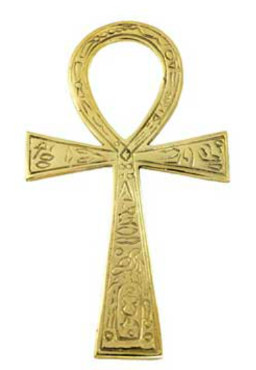 Ankh brass 3 1/2" x 6 1/2"