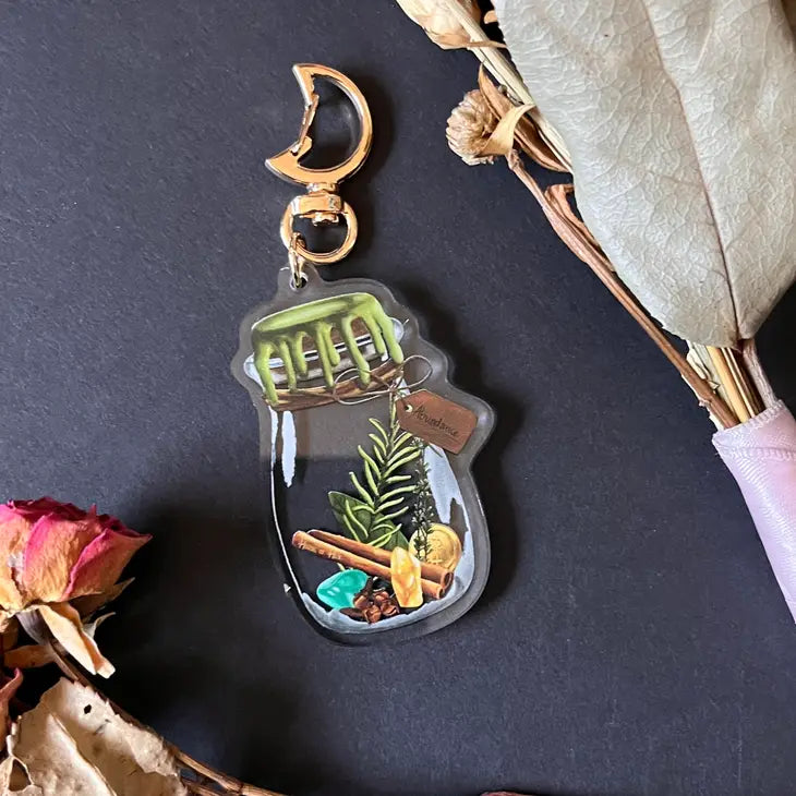 Abundance Jar Keychain