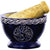Soapstone Mortar & Pestle  Tree of Life Blue