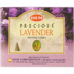 HEM Precious Lavender Incense (CONES)