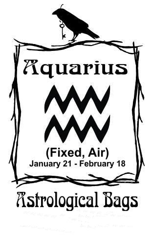 Aquarius Astrological Bag