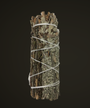 Blue Sage & Peppermint Smoke Bundle 4"