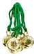 Sun Face Brass Ghungroo Bells in String - 33"