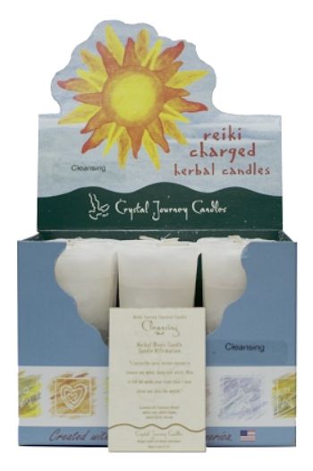 Cleansing Herbal Votive Candle (Crystal White)