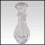 Genie Clear glass bottle with glass stopper