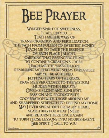 Poster Bee Prayer