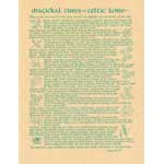 Poster Magickal Trees of Celtic Lore