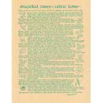 Poster Magickal Trees of Celtic Lore