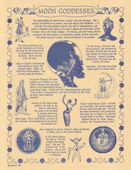 Poster Moon Goddess