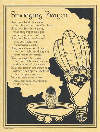 Poster Smudging Prayer