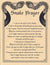 Poster Snake Prayer