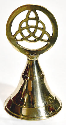 Triquetra Brass Bell 4"