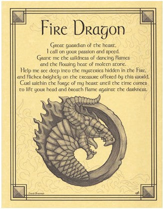 Poster Fire Dragon