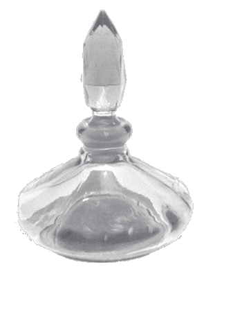 Eternal Flame Clear Glass Bottle