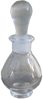 Clear Teardrop Apothecary Bottle 1/3 oz.