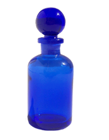 Blue Apothecary Bottle 1/2 oz.