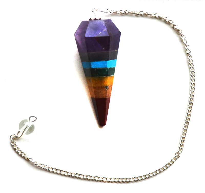 7 Stone Chakra Pendulum