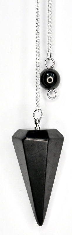 6-sided Shungite pendulum