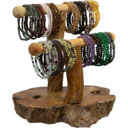 Gemstone Bracelet Round Beads