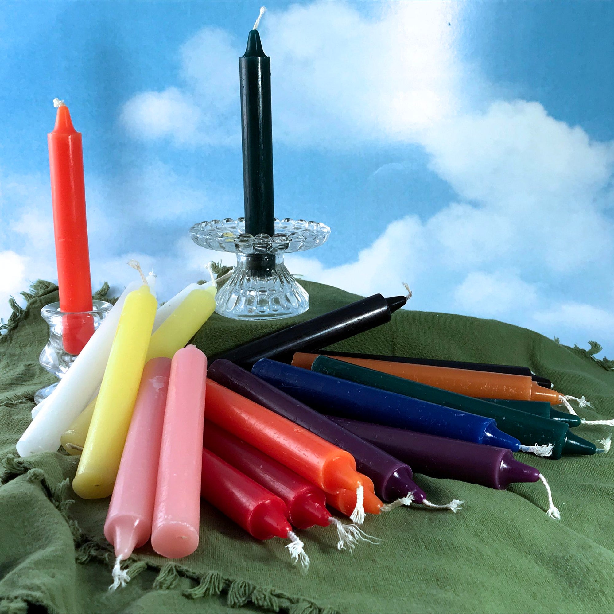 Taper Candles 6" Assorted Colors