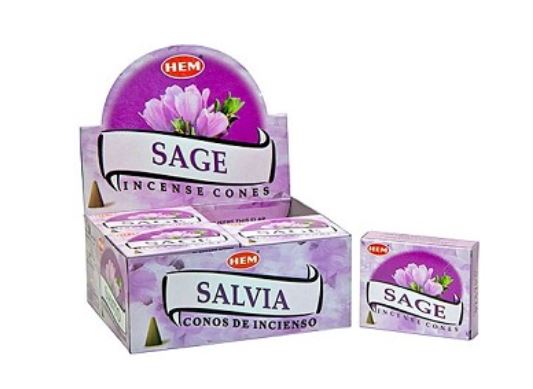 Hem Sage Incense (10 Cones)