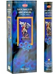 HEM San Miguel (St. Michael) Archangel Incense (Hex Pack 20 Sticks)
