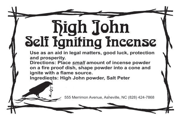 High John (Self Igniting) Incense