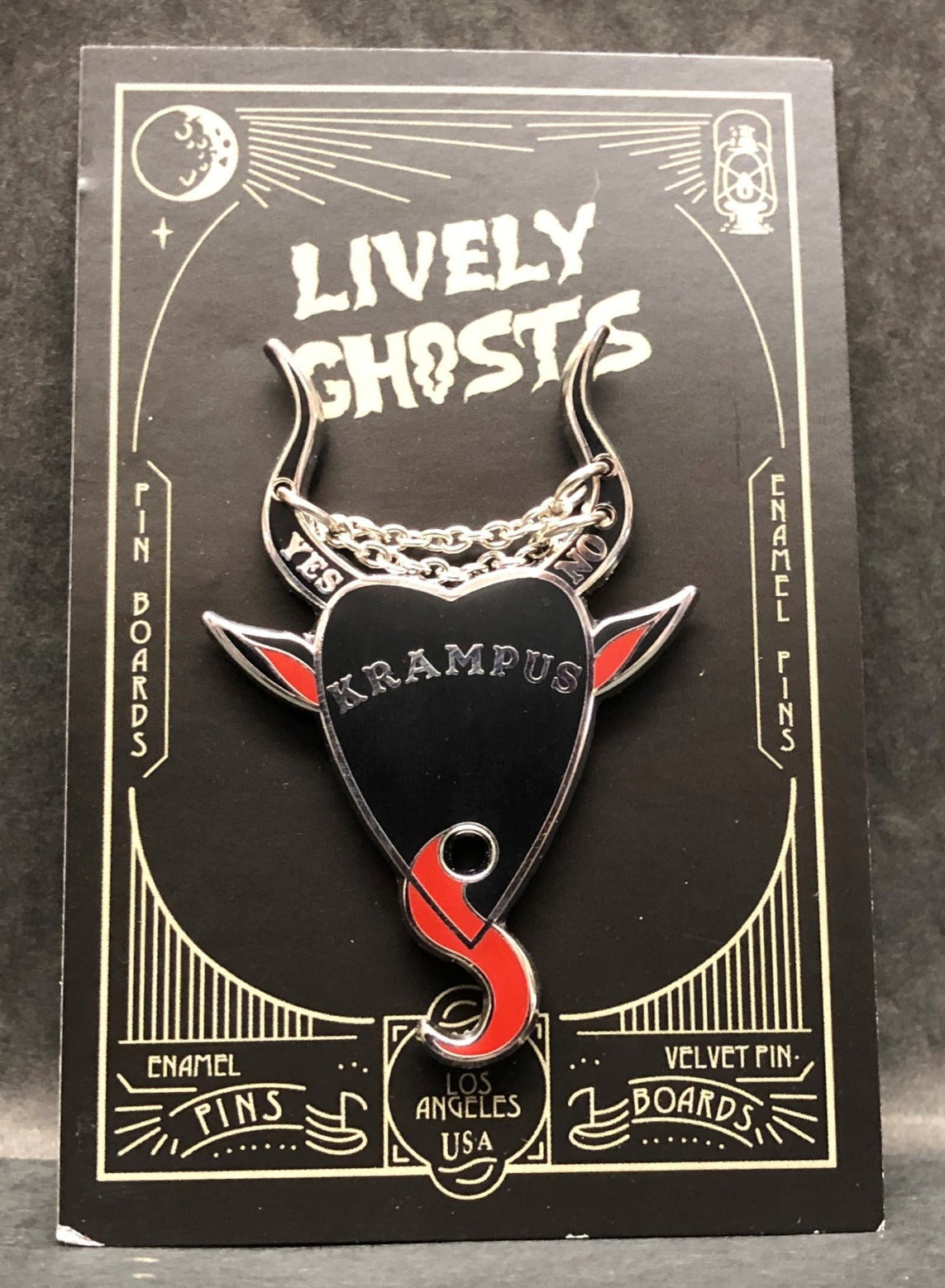 Krampus - Conjuring the Holiday Spirit Enamel Pin