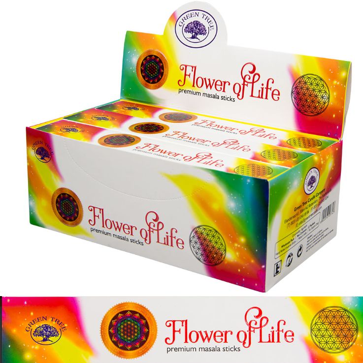 Green Tree Flower of Life Incense 15gr