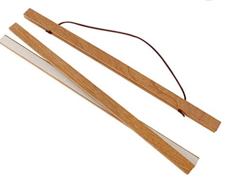 Magnetic Poster Hanger Frame - Teak Wood, 9"
