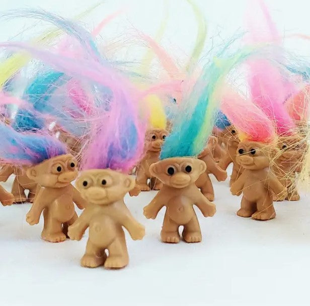 Mini Troll Doll- Assorted Color Hair