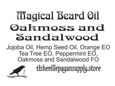 Oakmoss and Sandalwood Beard Oil