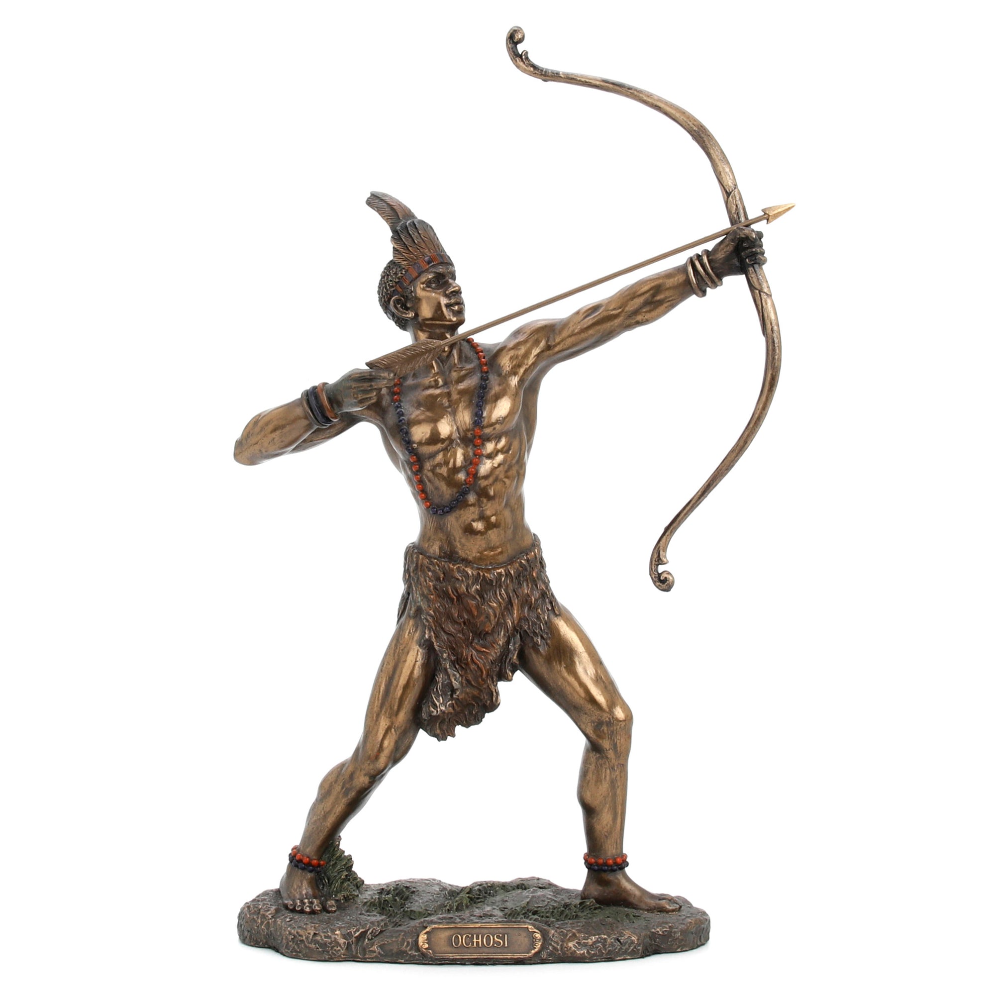 Ochosi Orisha The Divine Hunter Statue