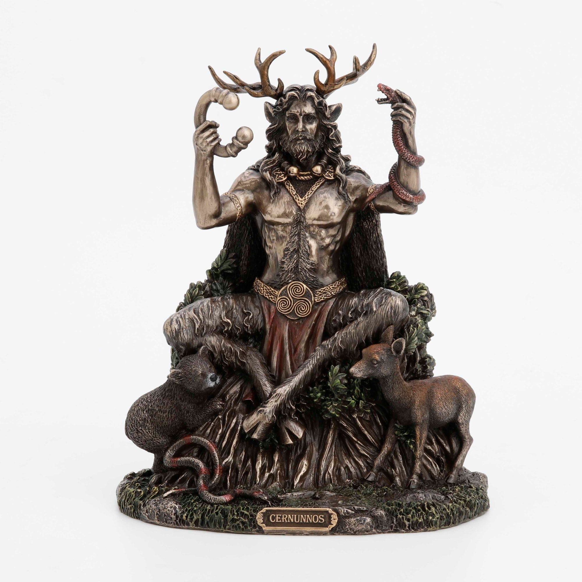 Celtic God Cernunnos Sitting