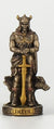 Small Norse God Freyr and Gullinbursti Statue -Gold Finish