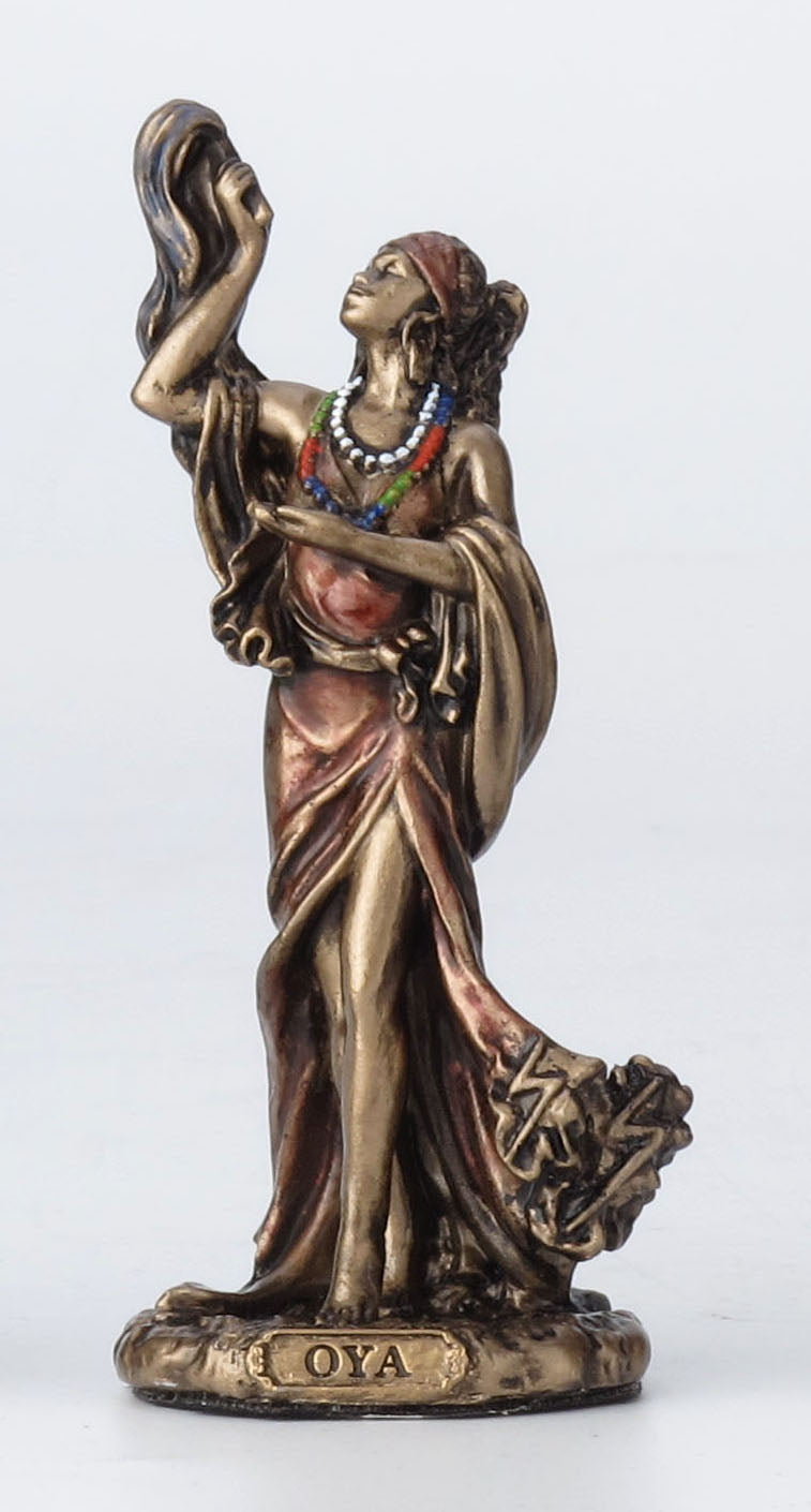 Small Oya Orisha Of Wind, Storm And Transformation Statue